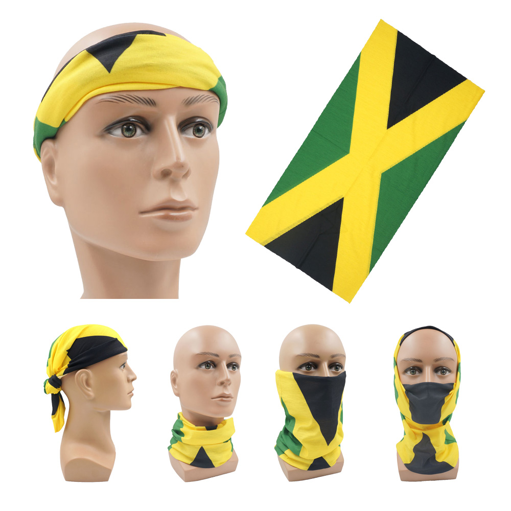 Running Gear Usa - Oddychająca maska do biegania Szaliki Flaga